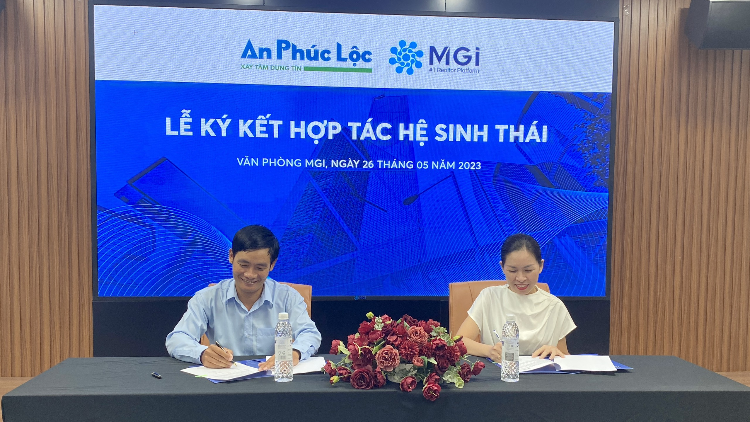 Lễ ký kết hợp tác hệ sinh thái giữa MGi và Công ty TNHH Kiến trúc & Nội thất An Phúc Lộc