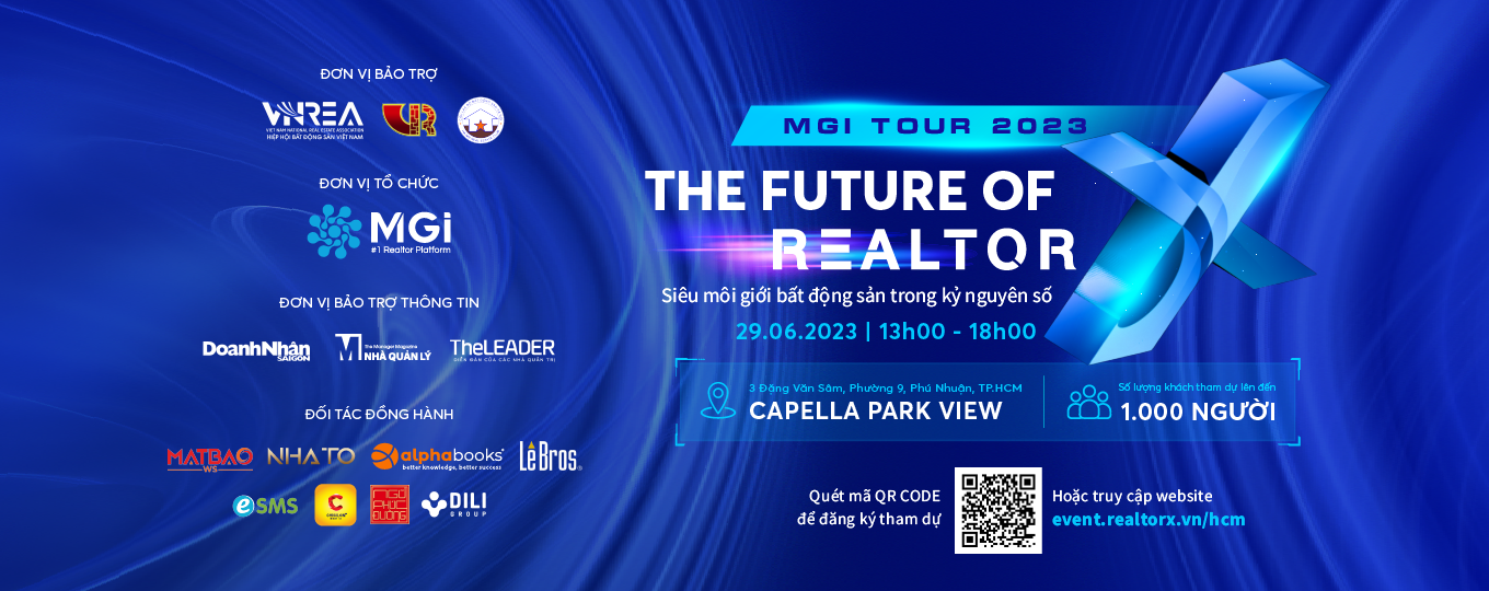 [THE LEADER] Bàn về tương lai của môi giới bất động sản trong MGi RealtorX Tour 2023